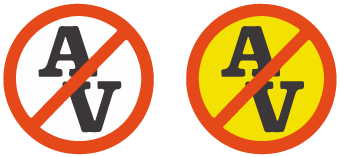 Abnormal vehicles prohibited sign